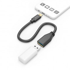 HAMA USB-C till USB-A hona OTG-adapter USB 3.0