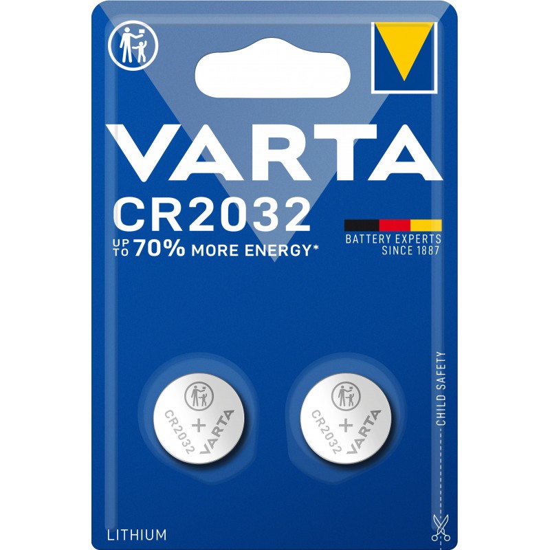 Electrical accessories - Varta CR2032 litiumbatteri 2-pack