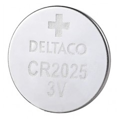 Deltaco Ultimate Lithium CR2025 3V knappcellsbatteri 1-pack
