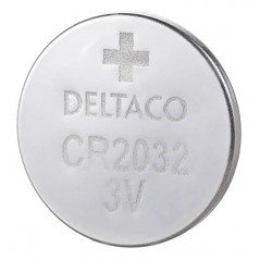 Deltaco Ultimate Lithium CR2032 3V knappcellsbatteri 1-pack