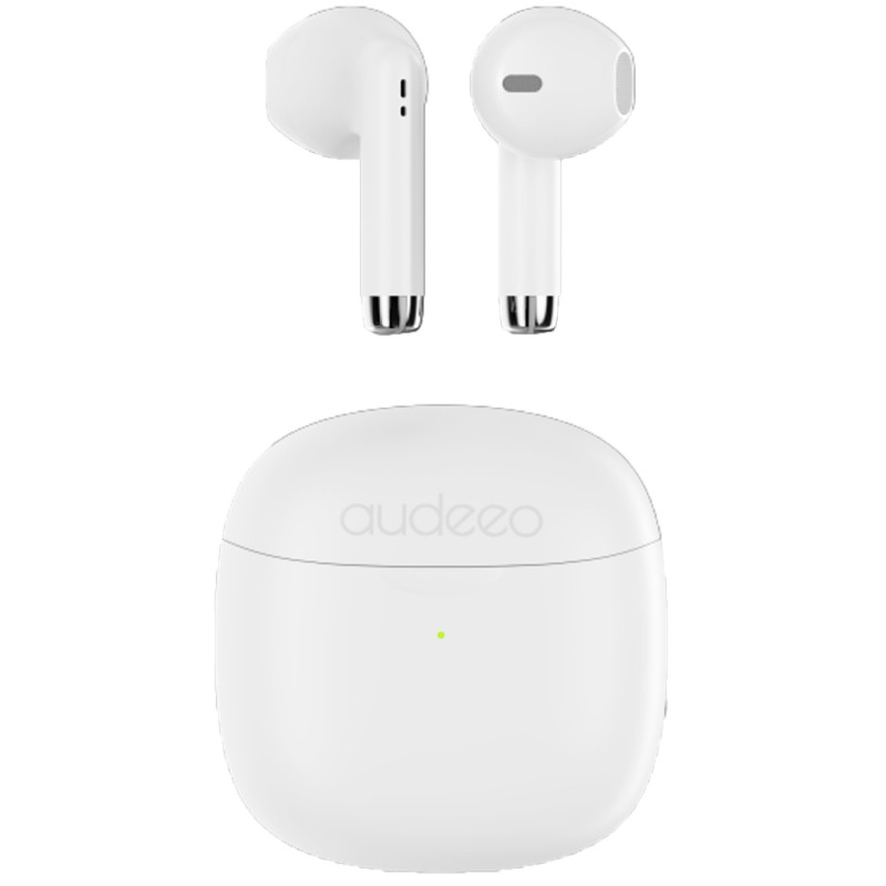 In-ear - Audeeo True Wireless headset och hörlurar earbuds svart/vit