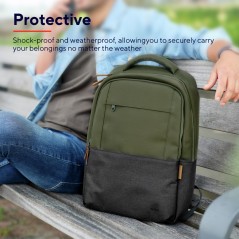 Computer backpack - Trust Lisboa datorryggsäck för bärbar dator 15-16" grön