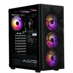 Cheap gaming computer and desktop gaming computer - DUTZO Entry Wildfire Ryzen 5 16GB 1TB Win11 stationär Gaming-dator