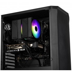 Cheap gaming computer and desktop gaming computer - DUTZO Esport Blaze i5 16GB 1TB RTX 5060 Win11 stationär Gaming-dator