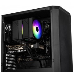 Cheap gaming computer and desktop gaming computer - DUTZO Esport Wildfire Ryzen 5 16GB 1TB RTX 5050 Win11 stationär Gaming-dator