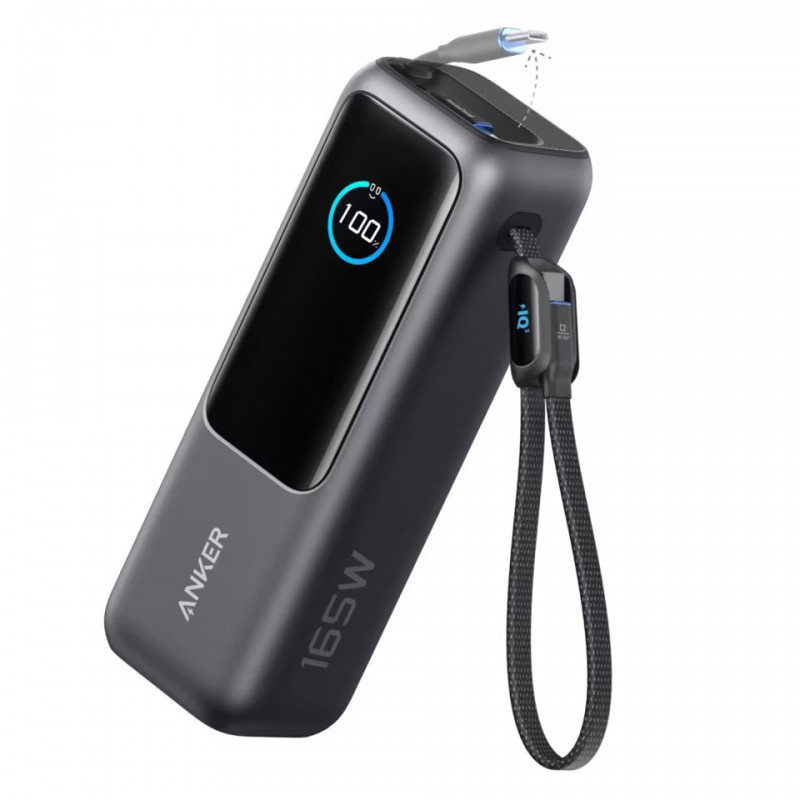 Portable Batteries - Anker superstark 165W 3x USB-C powerbank 25 000 mAh som kan ladda laptops