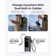 Portable Batteries - Anker superstark 165W 3x USB-C powerbank 25 000 mAh som kan ladda laptops