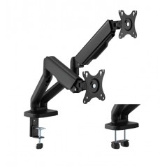 Dutzo justerbart skrivbordsfäste VESA för två datorskärmar 17-32"