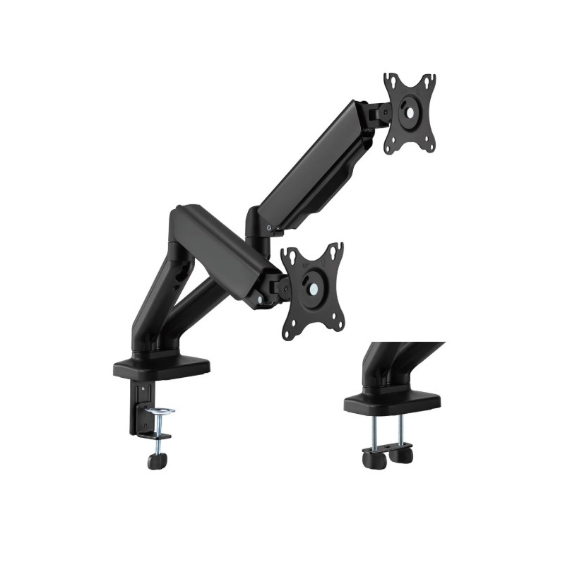 VESA mount for monitor - Dutzo justerbart skrivbordsfäste VESA för två datorskärmar 17-32"