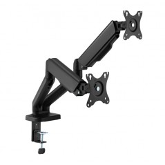 Dutzo justerbart skrivbordsfäste VESA för två datorskärmar 17-32"