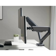 VESA mount for monitor - Dutzo justerbart skrivbordsfäste VESA för två datorskärmar 17-32"