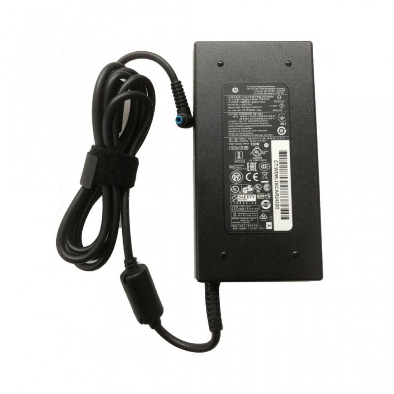 HP charger - HP 120W datorladdare 4.5 x 3.0mm 19.5V 6.15A BlueTip (beg)