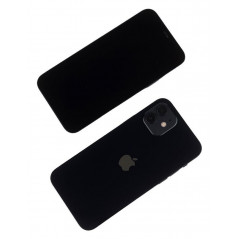 Used iPhone - Apple iPhone 12 128GB Svart (beg med skärm i nyskick, nytt batteri)
