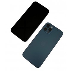 Used iPhone - iPhone 12 Pro Max 5G 256GB Pacific Blue (beg med nytt batteri, krossad baksida - inkl skal)