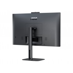 Computer monitor 25" or larger - AOC Q27V5CW/BK 27" 2.5K ergonomisk IPS-skärm med webbkamera och USB-C PD65W