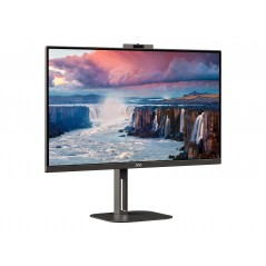 AOC Q27V5CW/BK 27" 2.5K ergonomisk IPS-skärm med webbkamera och USB-C PD65W