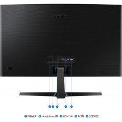 Computer monitor 25" or larger - Samsung S27D366GAU välvd 27" Full HD 100 Hz LED-skärm med VA-panel