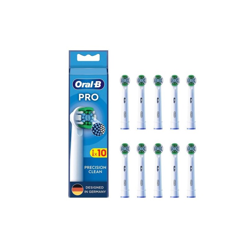 Eltandborste - Braun Oral-B Precision Clean 10-pack borsthuvuden till eltandborste