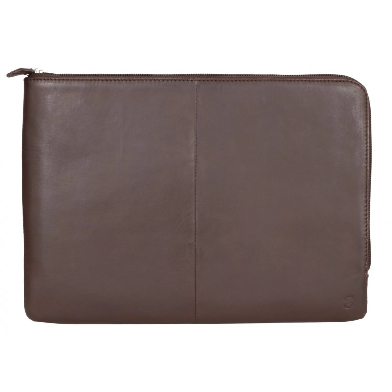 Computer sleeve - Buffalo handgjort laptopfodral i äkta läder upp till 13"