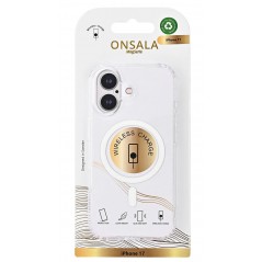 Onsala Transparent Mobilskal till iPhone 17 med MagSafe-stöd