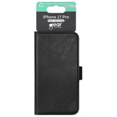 iPhone 17 Pro - Gear Plånboksfodral till iPhone 17 Pro i konstläder, flera färger