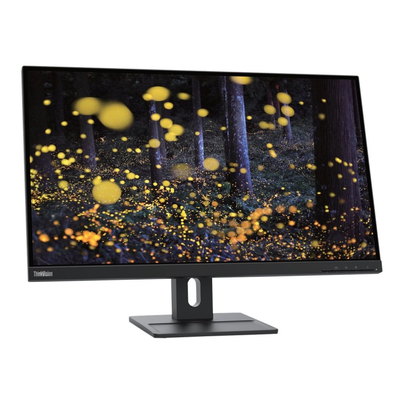 Computer monitor 25" or larger - Lenovo ThinkVision E27q-20 27" 2.5K QHD ergonomisk skärm med IPS-panel