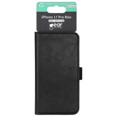 iPhone 17 Pro Max - Gear Plånboksfodral till iPhone 17 Pro Max i konstläder, flera färger