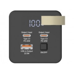 Portable Batteries - Dudao powerbank 30 000 mAh 65 Watt som kan ladda bärbara datorer