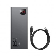 Portable Batteries - Baseus powerbank 20 000 mAh 65 Watt som kan ladda bärbara datorer