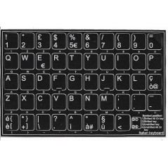 Klistermärken för att konvertera tangentbord till Italienska