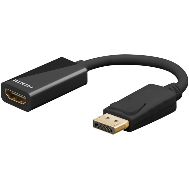 Screen Cables & Screen Adapters - Goobay DisplayPort till HDMI-adapter med stöd för 8K i 60 Hz