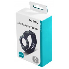 Travel Accessories - Deltaco silikonarmband för Apple AirTag