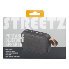 Battery-driven Speaker - Streetz portabel bluetooth-högtalare med inbyggd FM-radio & Micro-SD