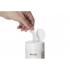 Home Supplies - Deltaco handdesinfektionsservetter med 70% alkohol 100-pack