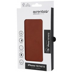 Covers - Essentials 2-i-1 plånboksfodral till iPhone 13/14/15 i äkta läder