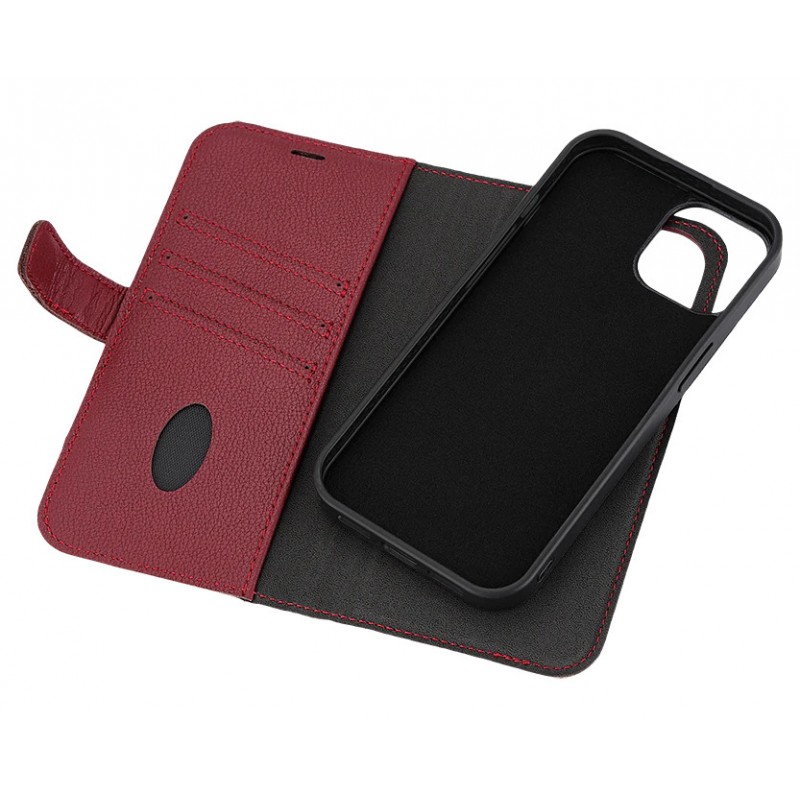 Covers - Essentials 2-i-1 plånboksfodral till iPhone 13/14/15 i äkta läder