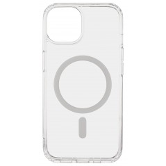 Essentials Clear Mag Case skyddande skal till iPhone 13/14/15 med MagSafe-stöd