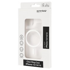 Covers - Essentials Clear Mag Case skyddande skal till iPhone 13/14/15 med MagSafe-stöd