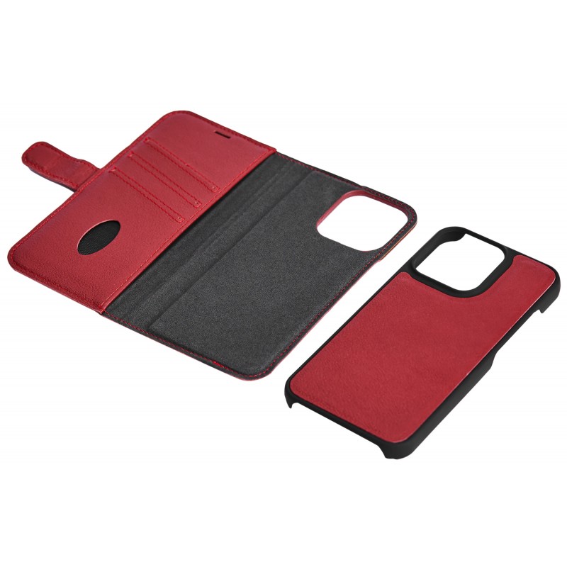 Covers - Essentials 2-i-1 plånboksfodral till iPhone 13 Pro i äkta läder