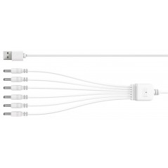 LED-ljus - Set med 6 laddbara LED teljus med realistisk låga