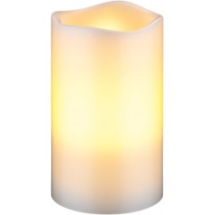 LED-ljus - Set med 3 LED-ljus med äkta vax och realistisk låga