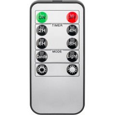 LED-ljus - Set med 3 LED-ljus med realistisk låga för inom- och utomhusbruk