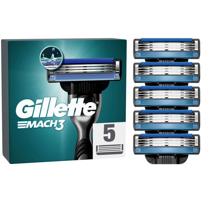 Personal Care - Gillette Rakblad Mach3, 5st