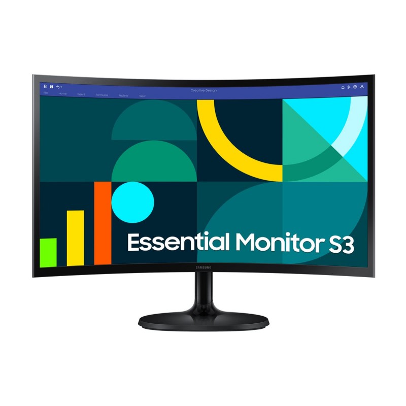 Computer monitor 15" to 24" - Samsung S24D360GAU välvd 24" Full HD 100 Hz LED-skärm med VA-panel