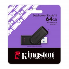 Kingston DataTraveler Exodia S USB 3.2 Gen 1 USB-minne 64GB
