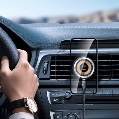 Phone Holder - Dudao bilhållare med Magsafe för iPhone med inbyggd trådlös laddning