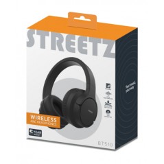 Wireless - Streetz BT510 Bluetooth-hörlurar med aktiv brusreducering