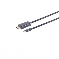 S-Impuls 1.8 meters USB-C till DisplayPort-kabel med stöd för 8K i 60 Hz