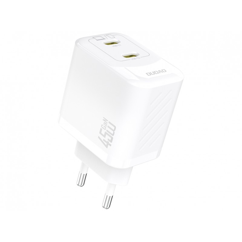 Phone Wall charger - Dudao 45 Watt AC-adapter väggladdare med 2x USB-C