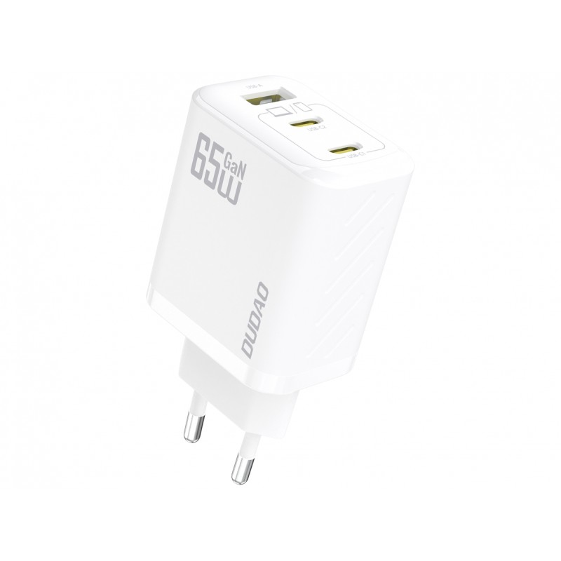 Phone Wall charger - Dudao 65 Watt AC-adapter väggladdare med 2x USB-C och 1x USB